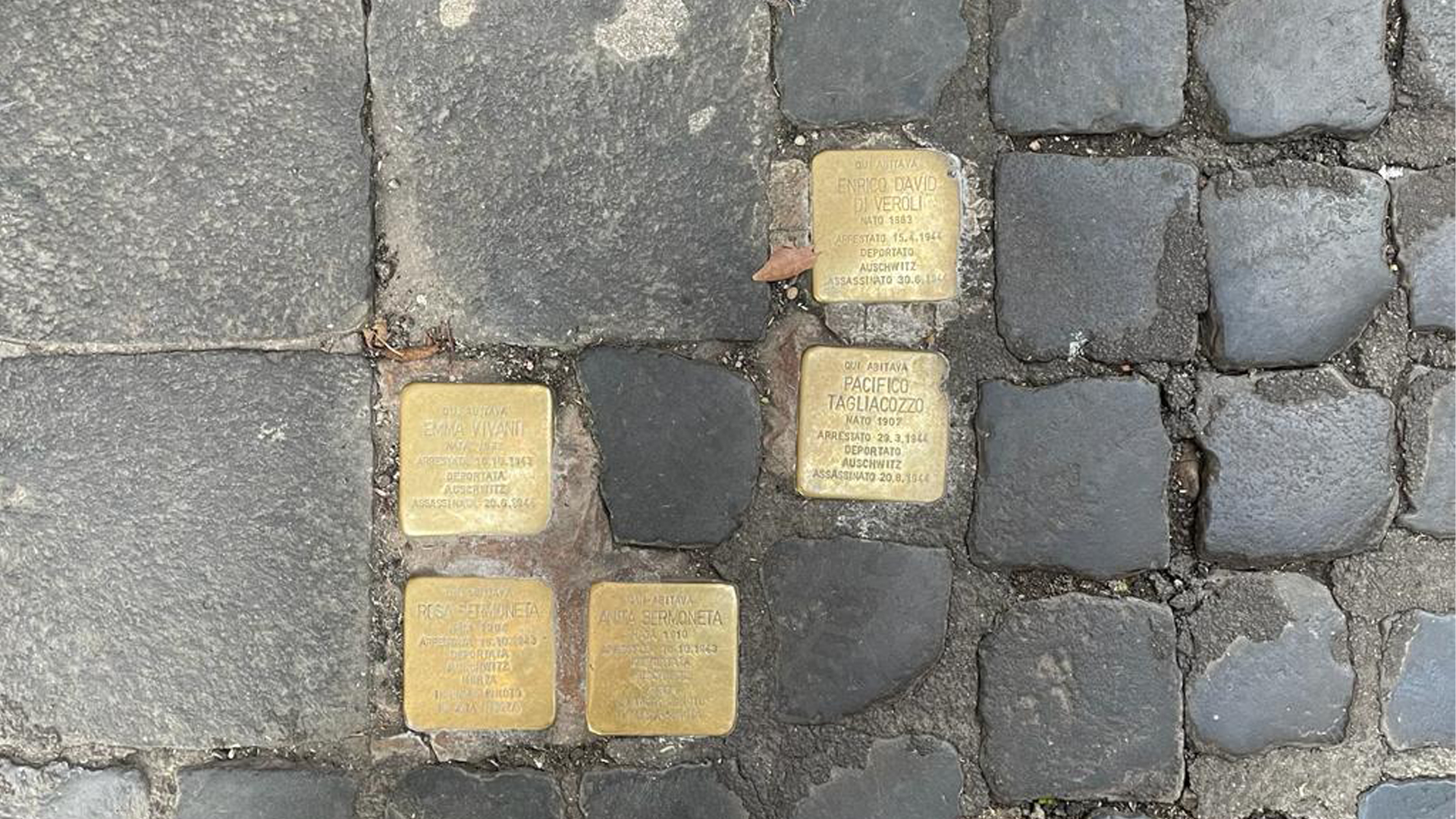 holocaust cobblestones